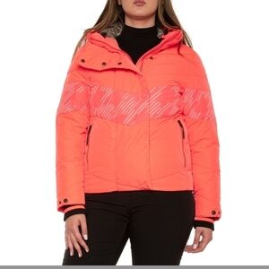 Cc- NWT Killtec houndstooth logo puffer ski jacket